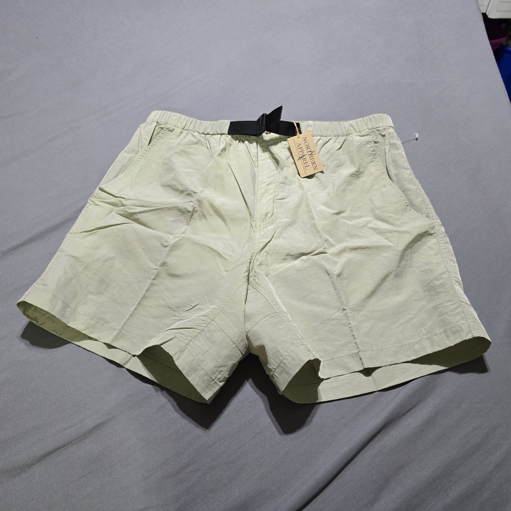 vintage new Northern Apparel Hiking Shorts Mens 1X  Nylon Webbing Belt
